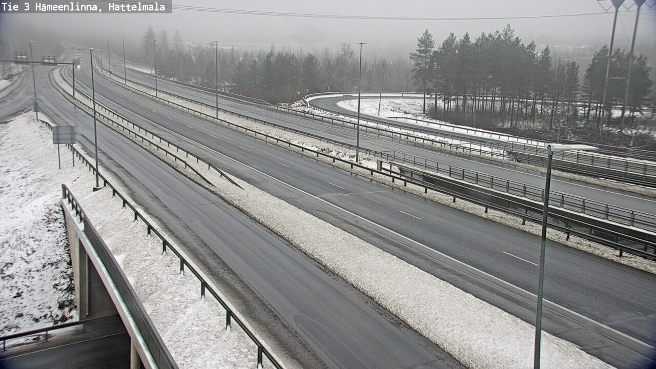 Weather Camera Image Väg 3 Tavastehus, Hattelmala, Hämeenlinna, Kanta-Häme
