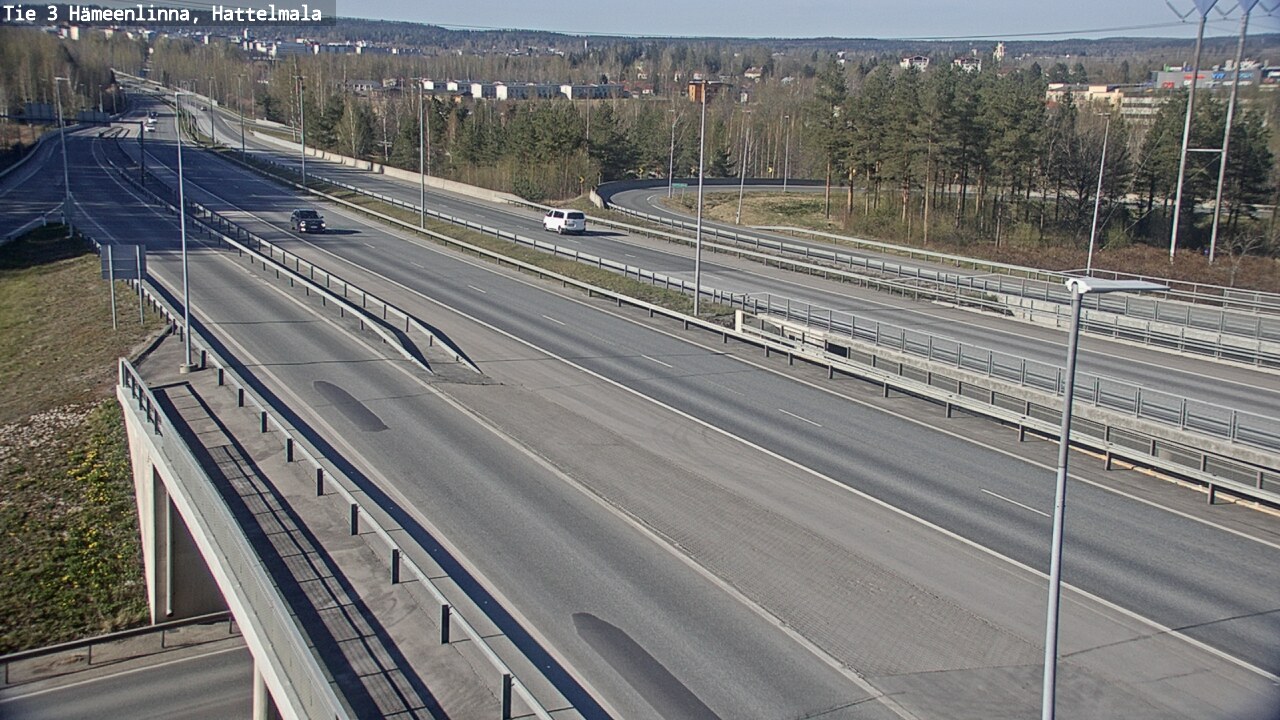 Weather Camera Image Road 3 Hämeenlinna, Hattelmala, Hämeenlinna, Kanta-Häme