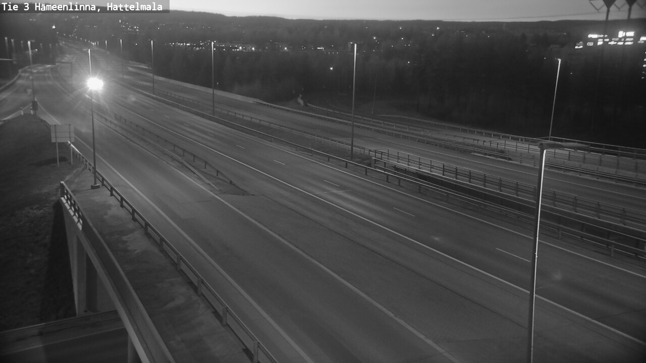 Weather Camera Image Road 3 Hämeenlinna, Hattelmala, Hämeenlinna, Kanta-Häme