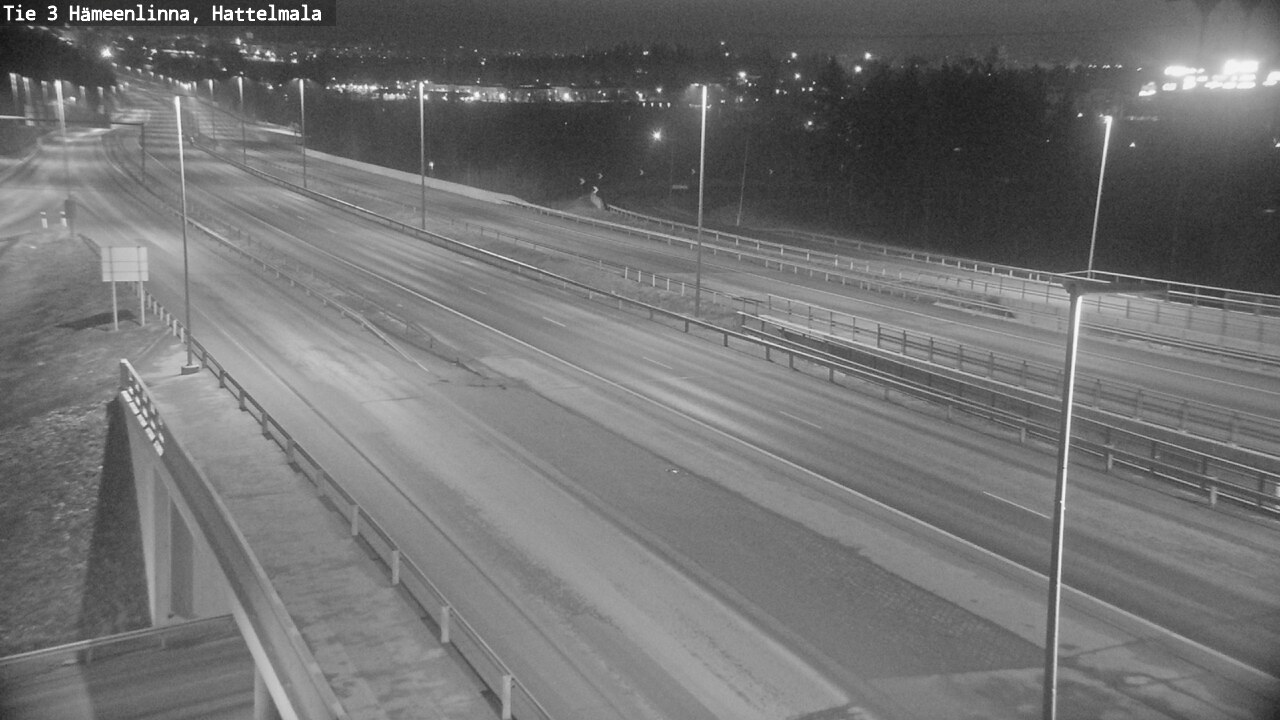Weather Camera Image Road 3 Hämeenlinna, Hattelmala, Hämeenlinna, Kanta-Häme