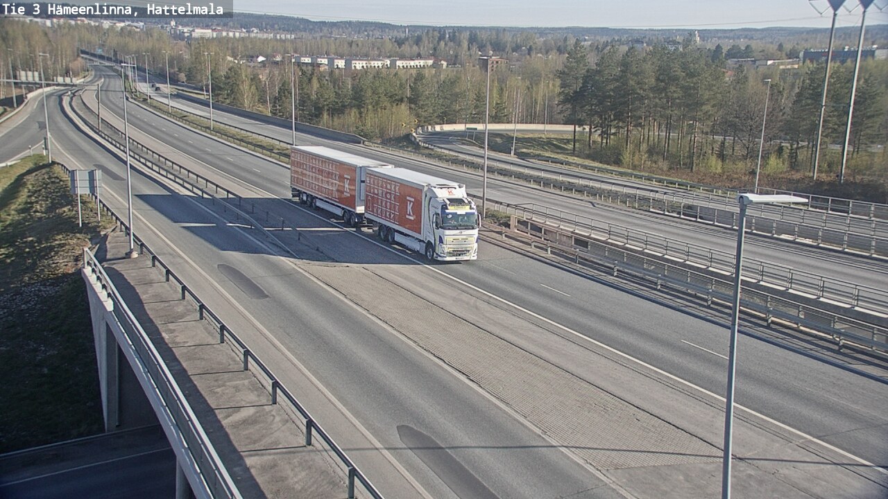 Kelikamerat Kuva Tie 3 Hämeenlinna, Hattelmala, Hämeenlinna, Kanta-Häme
