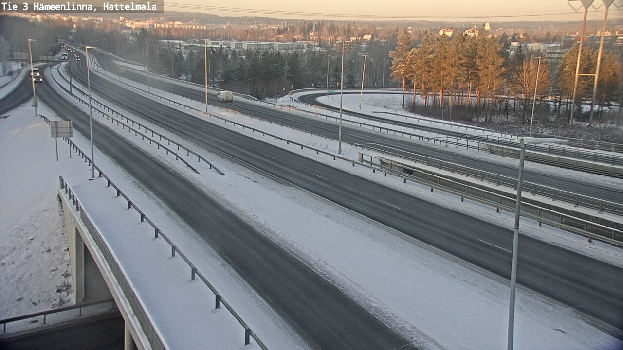Weather Camera Image Road 3 Hämeenlinna, Hattelmala, Hämeenlinna, Kanta-Häme