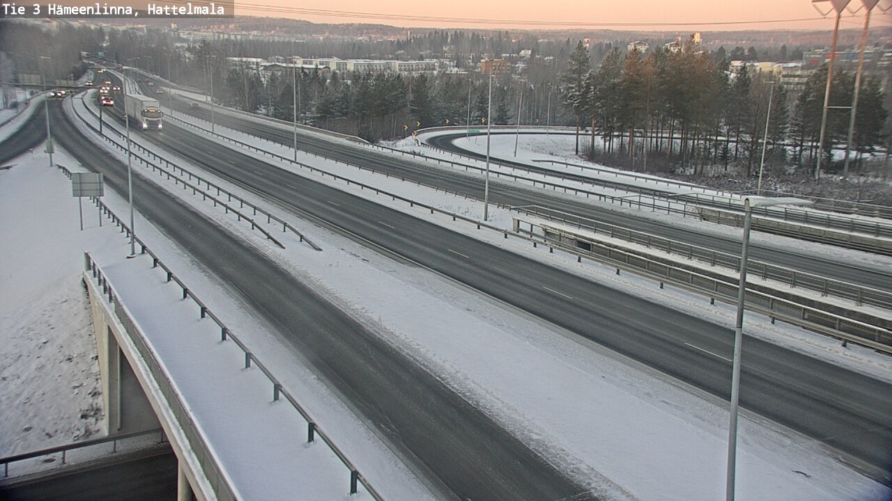 Weather Camera Image Road 3 Hämeenlinna, Hattelmala, Hämeenlinna, Kanta-Häme