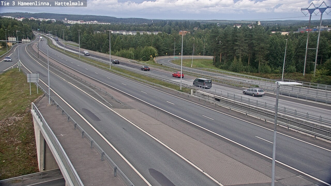 Weather Camera Image Road 3 Hämeenlinna, Hattelmala, Hämeenlinna, Kanta-Häme