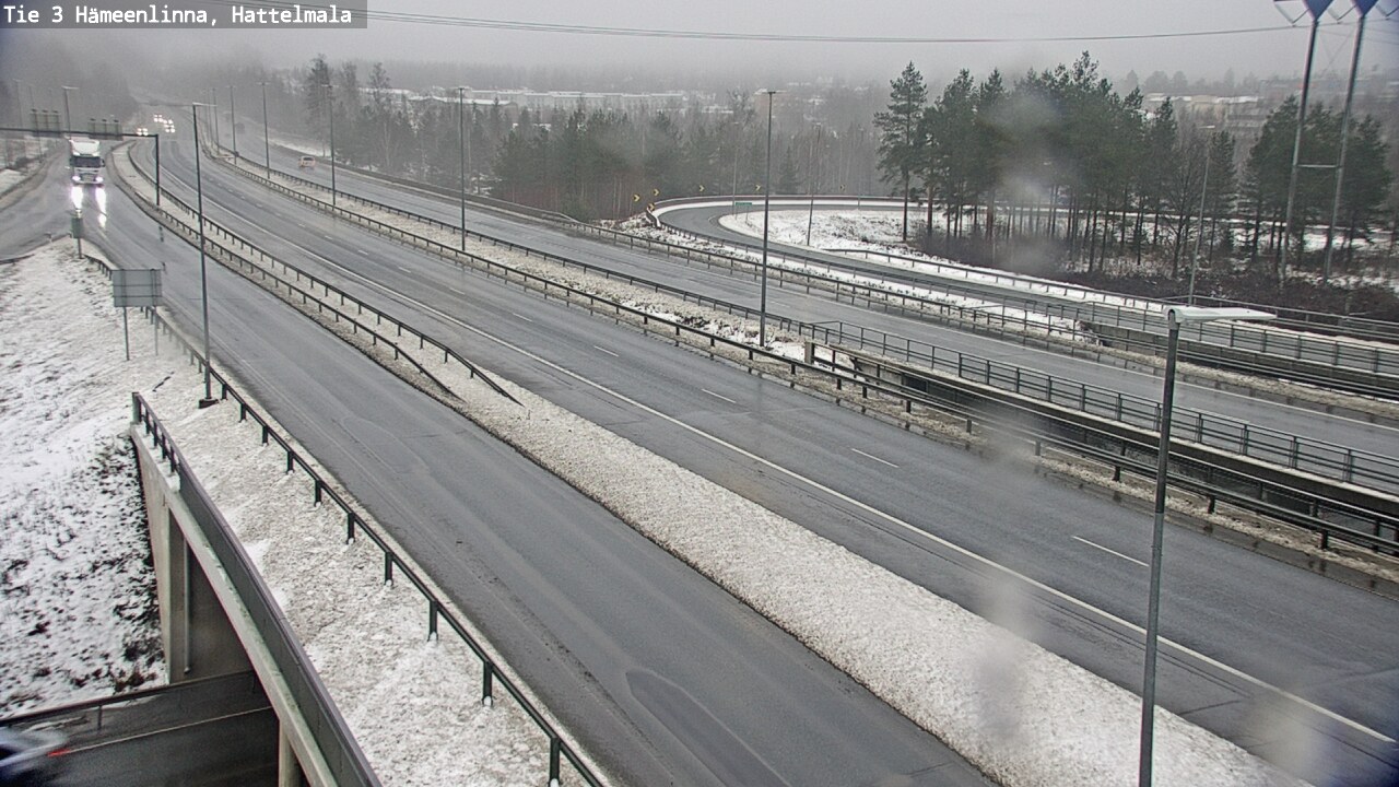 Weather Camera Image Väg 3 Tavastehus, Hattelmala, Hämeenlinna, Kanta-Häme