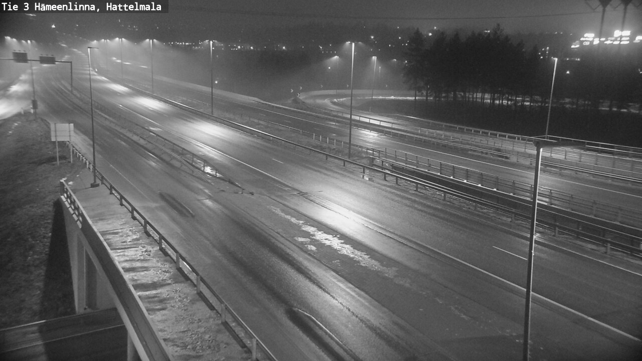 Weather Camera Image Road 3 Hämeenlinna, Hattelmala, Hämeenlinna, Kanta-Häme
