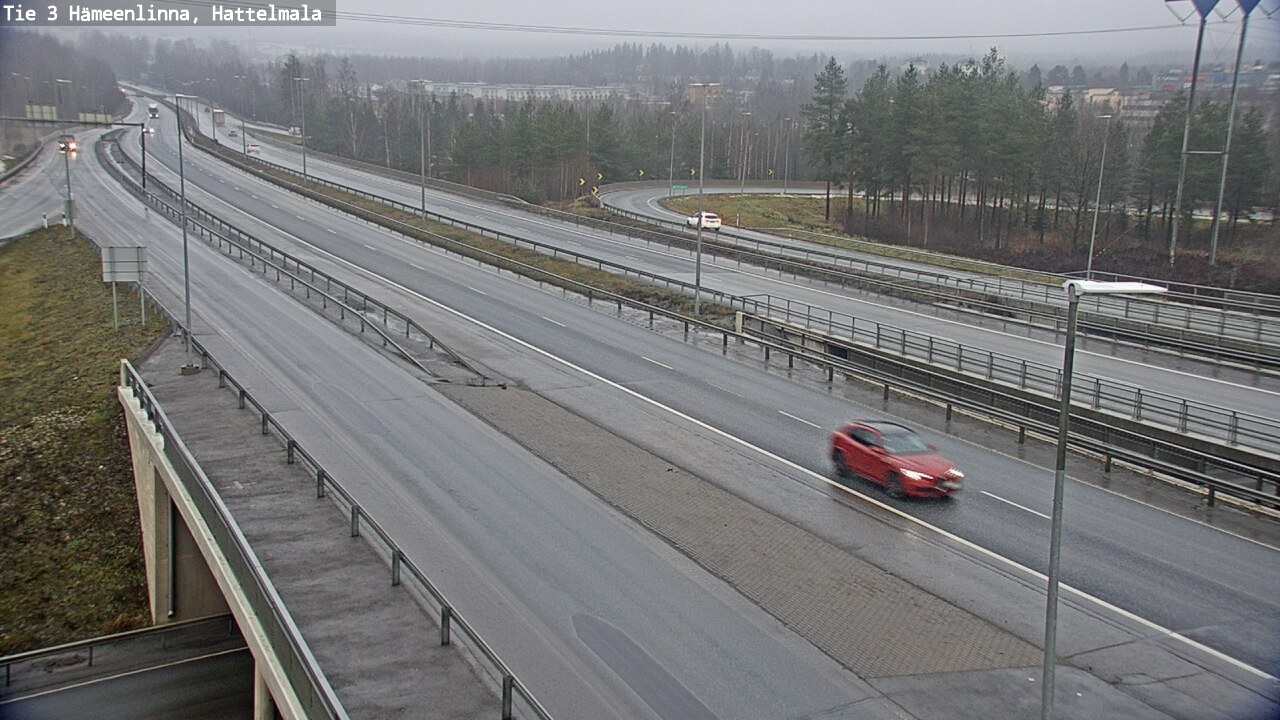 Weather Camera Image Väg 3 Tavastehus, Hattelmala, Hämeenlinna, Kanta-Häme