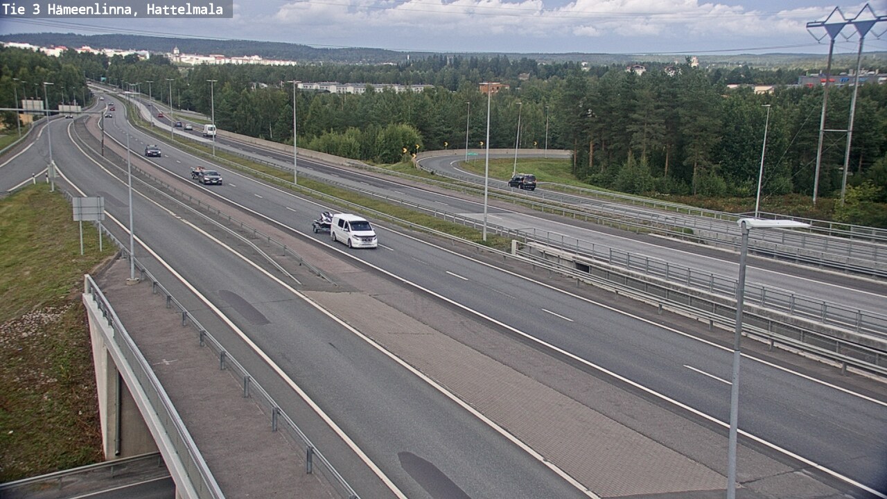 Weather Camera Image Road 3 Hämeenlinna, Hattelmala, Hämeenlinna, Kanta-Häme