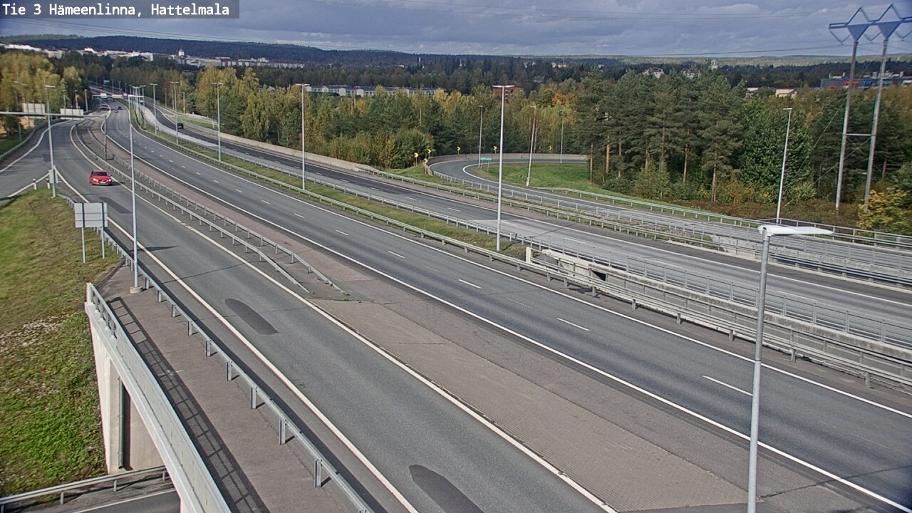 Weather Camera Image Väg 3 Tavastehus, Hattelmala, Hämeenlinna, Kanta-Häme