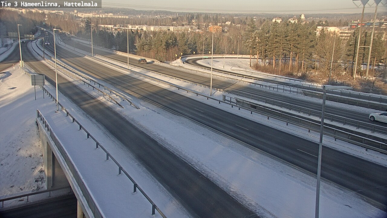 Weather Camera Image Road 3 Hämeenlinna, Hattelmala, Hämeenlinna, Kanta-Häme