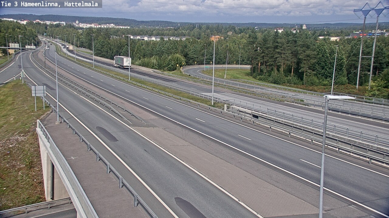 Weather Camera Image Road 3 Hämeenlinna, Hattelmala, Hämeenlinna, Kanta-Häme