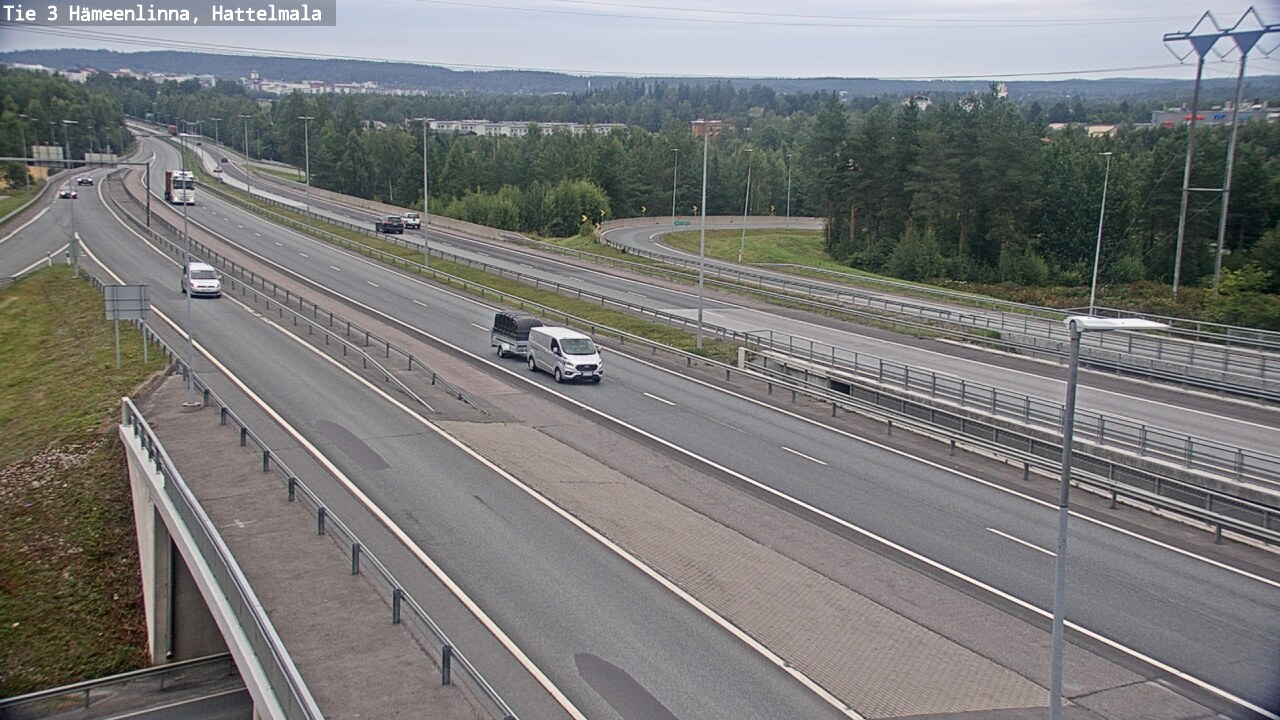 Weather Camera Image Road 3 Hämeenlinna, Hattelmala, Hämeenlinna, Kanta-Häme