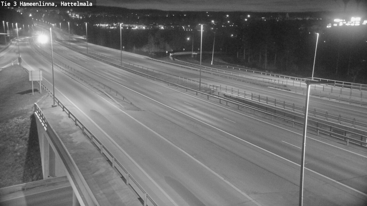 Weather Camera Image Road 3 Hämeenlinna, Hattelmala, Hämeenlinna, Kanta-Häme