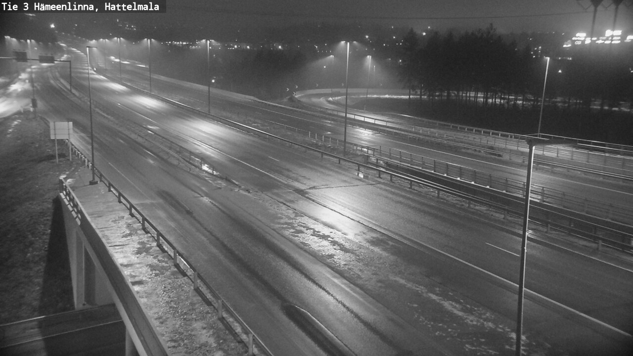 Weather Camera Image Road 3 Hämeenlinna, Hattelmala, Hämeenlinna, Kanta-Häme