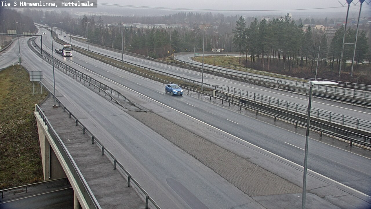 Weather Camera Image Road 3 Hämeenlinna, Hattelmala, Hämeenlinna, Kanta-Häme