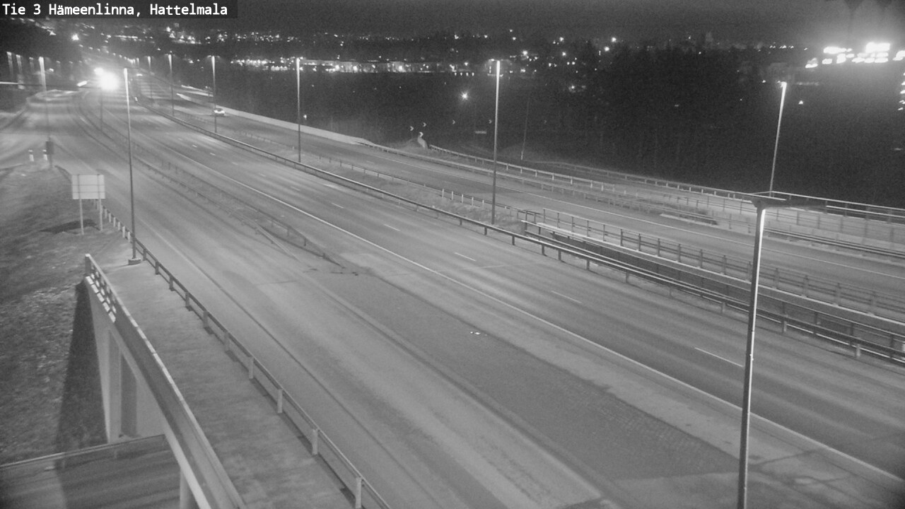 Weather Camera Image Road 3 Hämeenlinna, Hattelmala, Hämeenlinna, Kanta-Häme