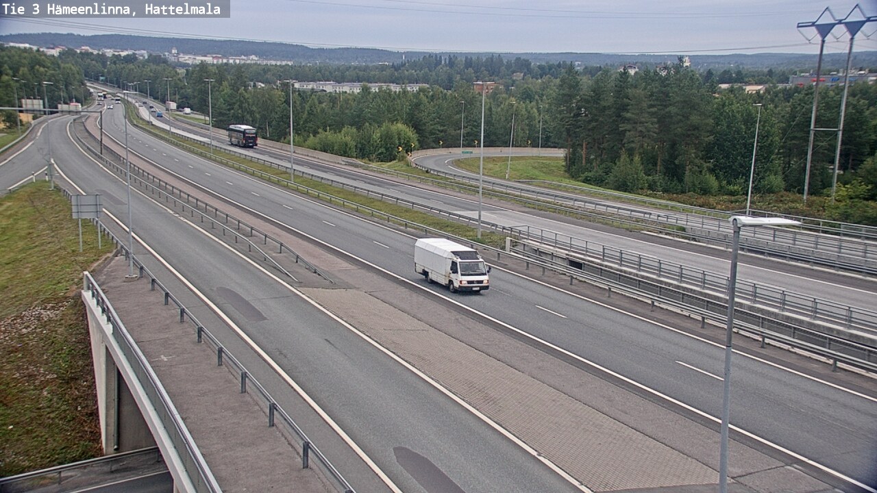 Weather Camera Image Road 3 Hämeenlinna, Hattelmala, Hämeenlinna, Kanta-Häme
