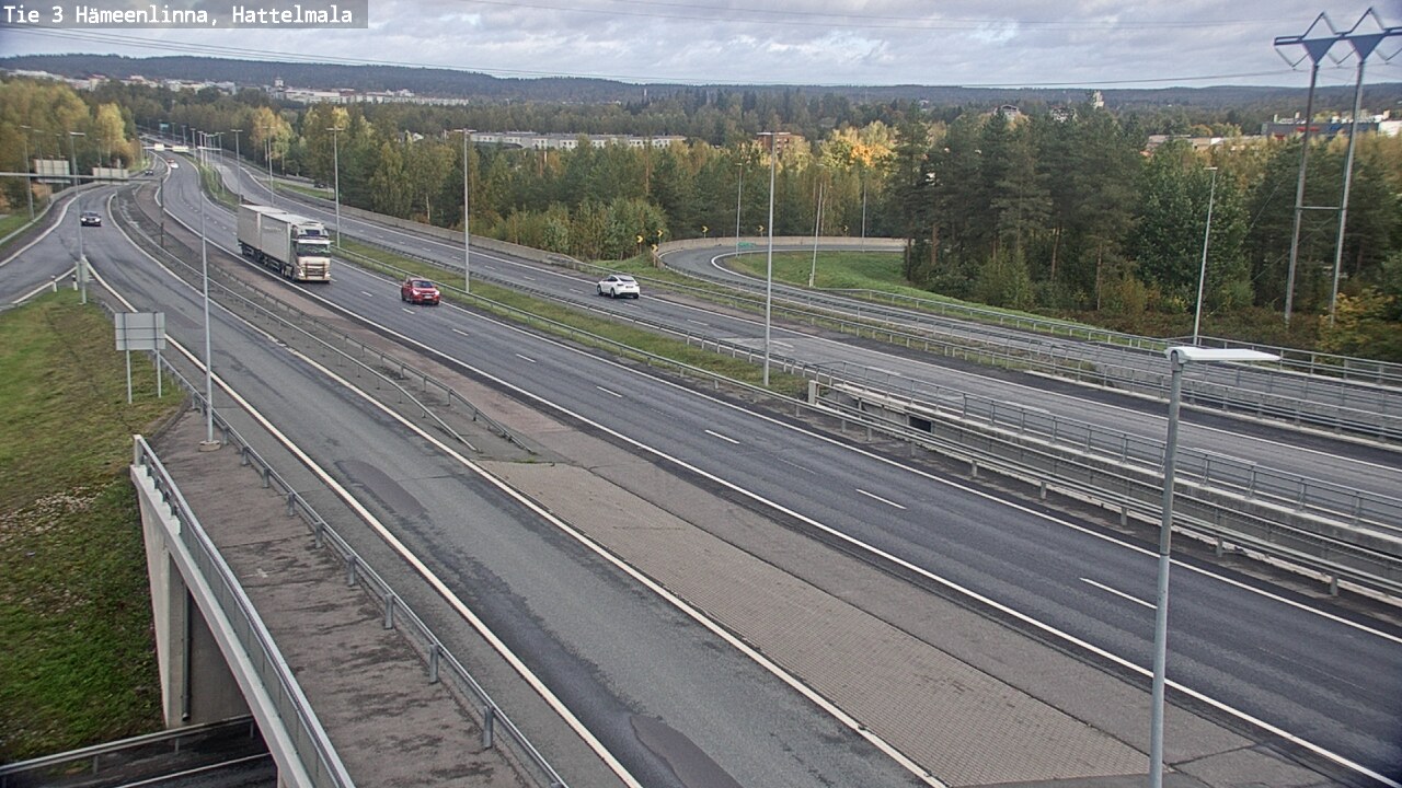 Weather Camera Image Väg 3 Tavastehus, Hattelmala, Hämeenlinna, Kanta-Häme