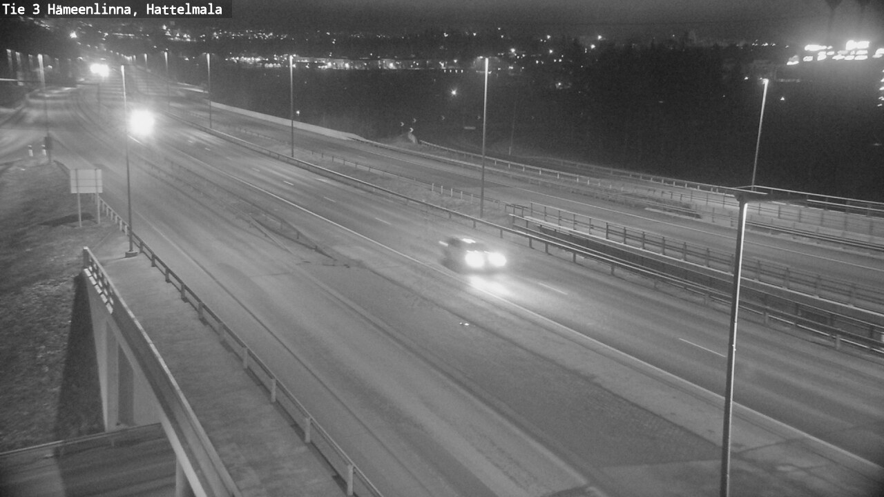 Weather Camera Image Road 3 Hämeenlinna, Hattelmala, Hämeenlinna, Kanta-Häme