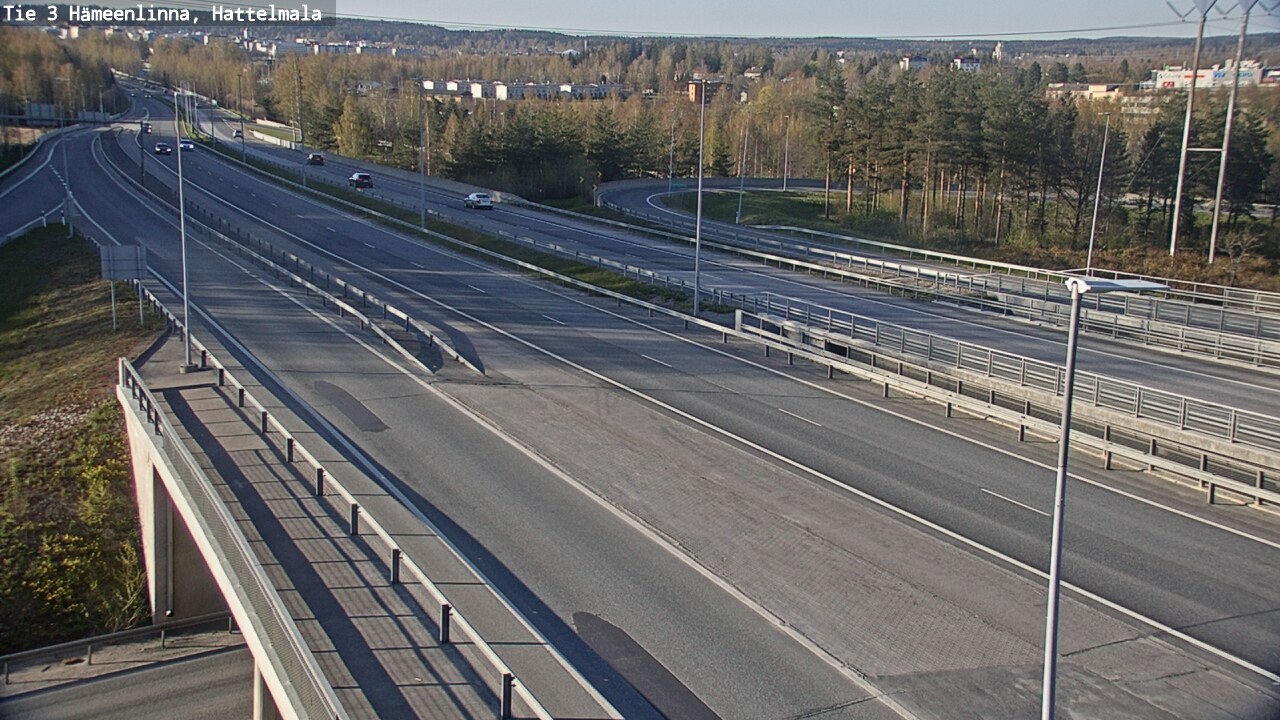 Weather Camera Image Väg 3 Tavastehus, Hattelmala, Hämeenlinna, Kanta-Häme