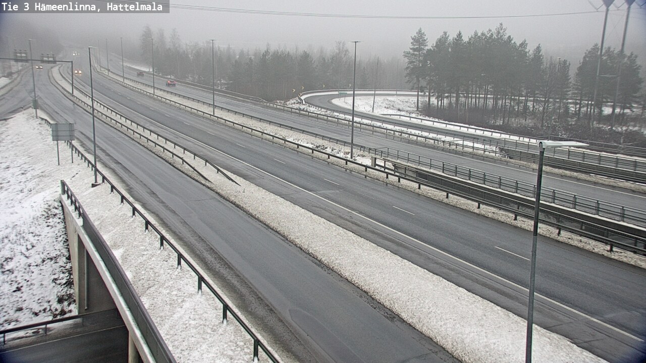 Weather Camera Image Väg 3 Tavastehus, Hattelmala, Hämeenlinna, Kanta-Häme