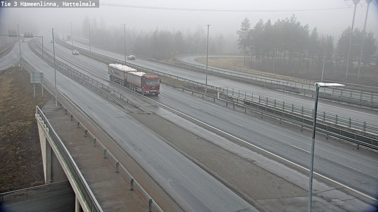 Weather Camera Image Road 3 Hämeenlinna, Hattelmala, Hämeenlinna, Kanta-Häme