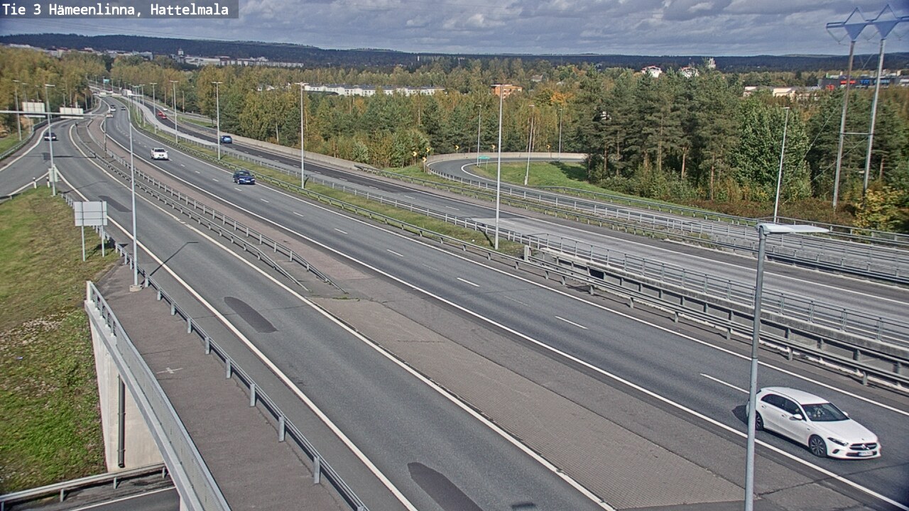 Weather Camera Image Väg 3 Tavastehus, Hattelmala, Hämeenlinna, Kanta-Häme