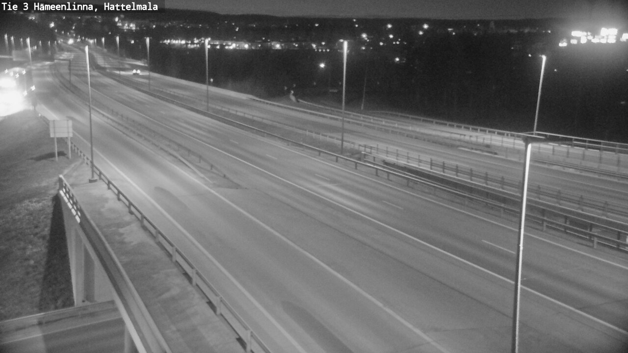 Weather Camera Image Road 3 Hämeenlinna, Hattelmala, Hämeenlinna, Kanta-Häme