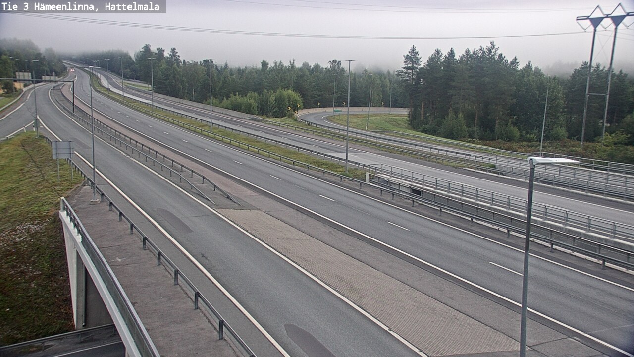 Weather Camera Image Road 3 Hämeenlinna, Hattelmala, Hämeenlinna, Kanta-Häme