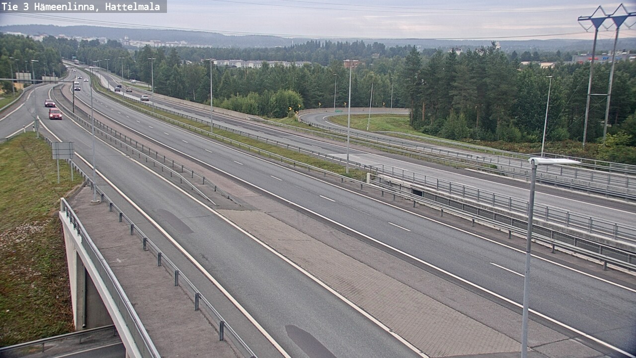 Weather Camera Image Road 3 Hämeenlinna, Hattelmala, Hämeenlinna, Kanta-Häme