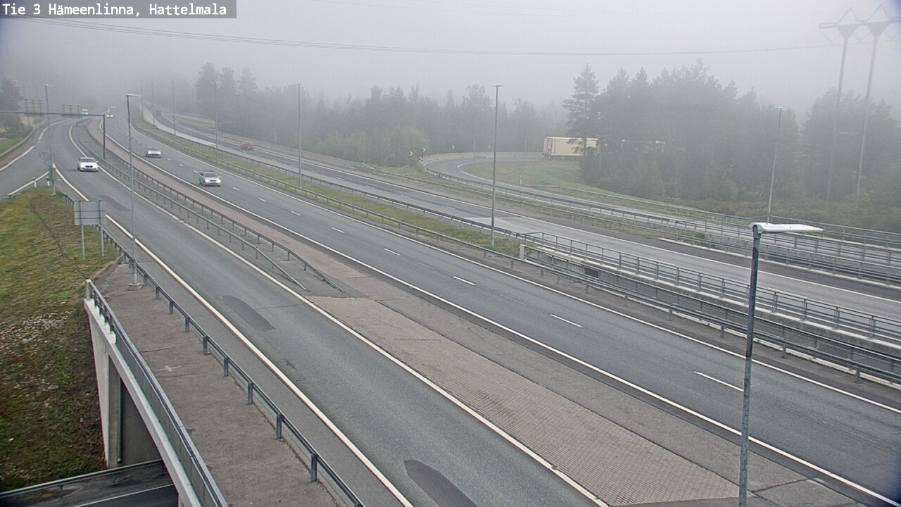 Weather Camera Image Road 3 Hämeenlinna, Hattelmala, Hämeenlinna, Kanta-Häme