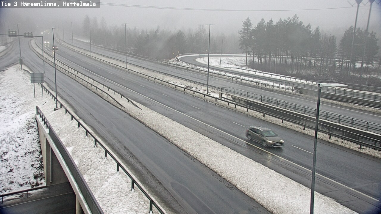 Weather Camera Image Väg 3 Tavastehus, Hattelmala, Hämeenlinna, Kanta-Häme