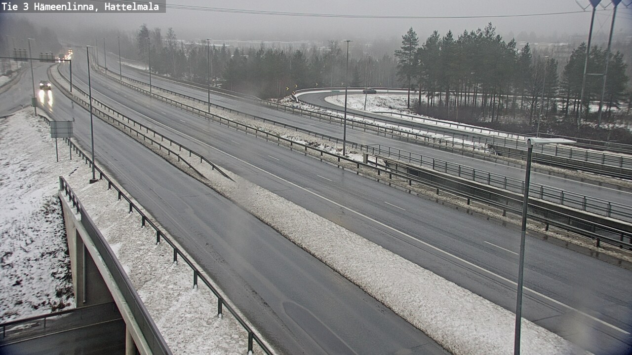 Weather Camera Image Väg 3 Tavastehus, Hattelmala, Hämeenlinna, Kanta-Häme