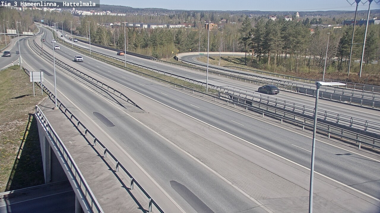 Kelikamerat Kuva Tie 3 Hämeenlinna, Hattelmala, Hämeenlinna, Kanta-Häme