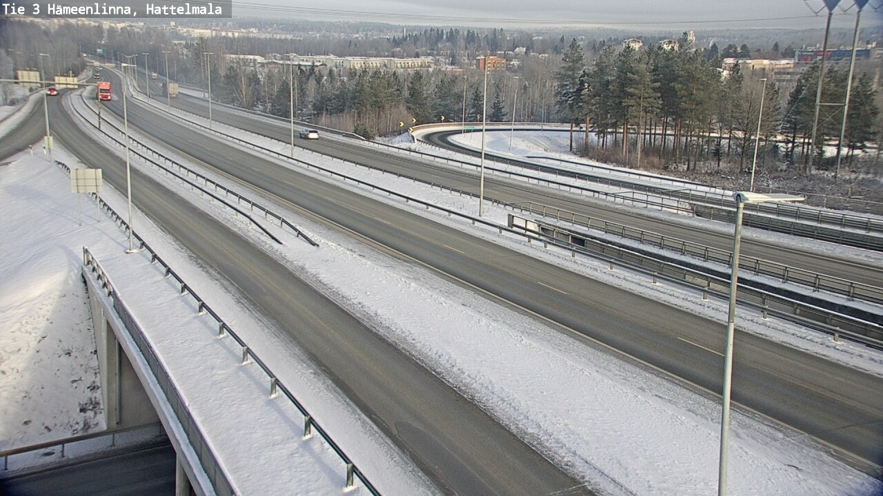 Weather Camera Image Road 3 Hämeenlinna, Hattelmala, Hämeenlinna, Kanta-Häme