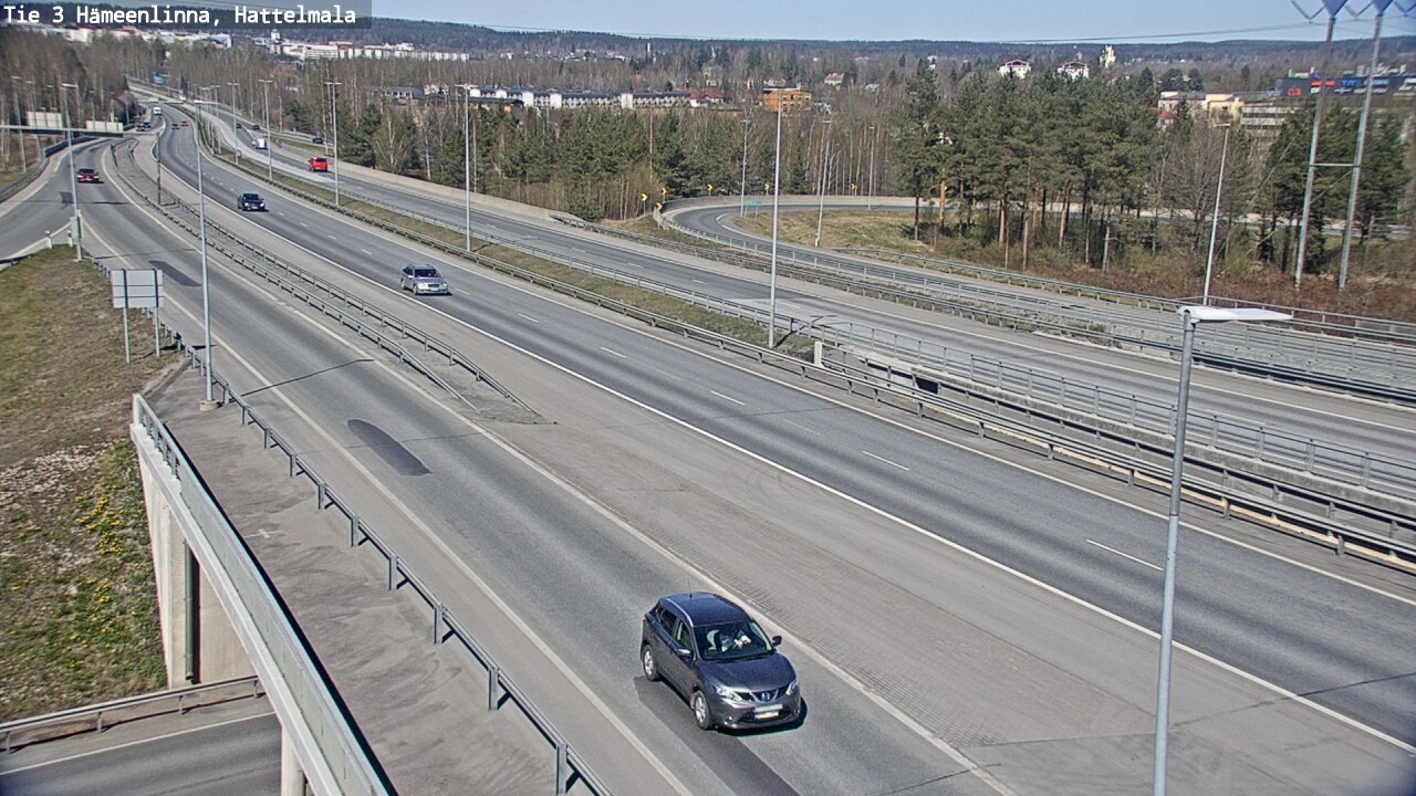 Weather Camera Image Road 3 Hämeenlinna, Hattelmala, Hämeenlinna, Kanta-Häme