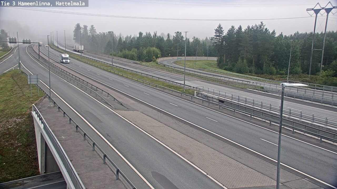 Weather Camera Image Road 3 Hämeenlinna, Hattelmala, Hämeenlinna, Kanta-Häme