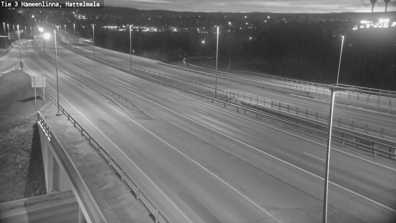 Weather Camera Image Road 3 Hämeenlinna, Hattelmala, Hämeenlinna, Kanta-Häme