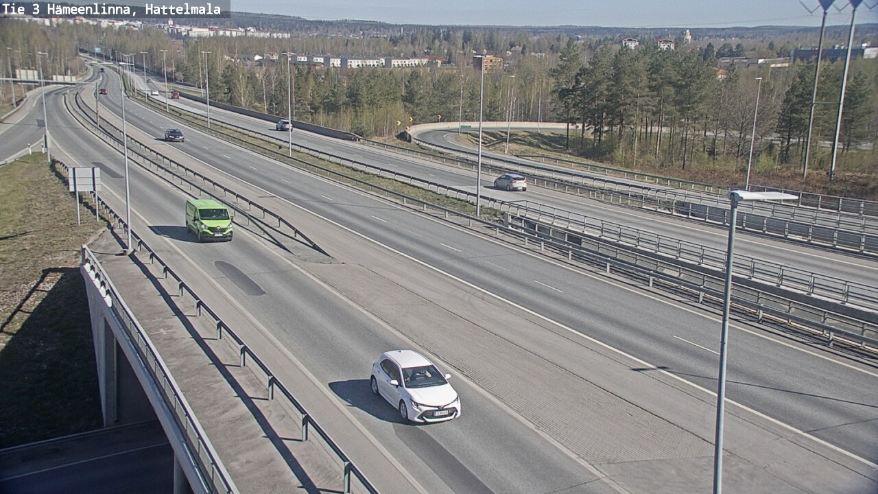 Kelikamerat Kuva Tie 3 Hämeenlinna, Hattelmala, Hämeenlinna, Kanta-Häme