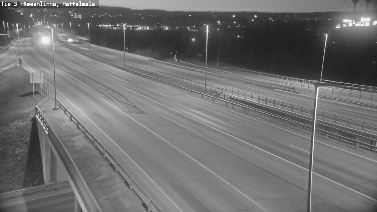 Weather Camera Image Road 3 Hämeenlinna, Hattelmala, Hämeenlinna, Kanta-Häme