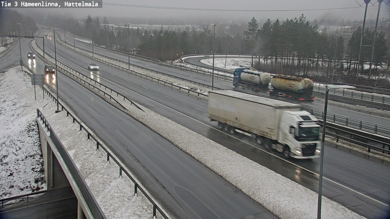 Weather Camera Image Väg 3 Tavastehus, Hattelmala, Hämeenlinna, Kanta-Häme