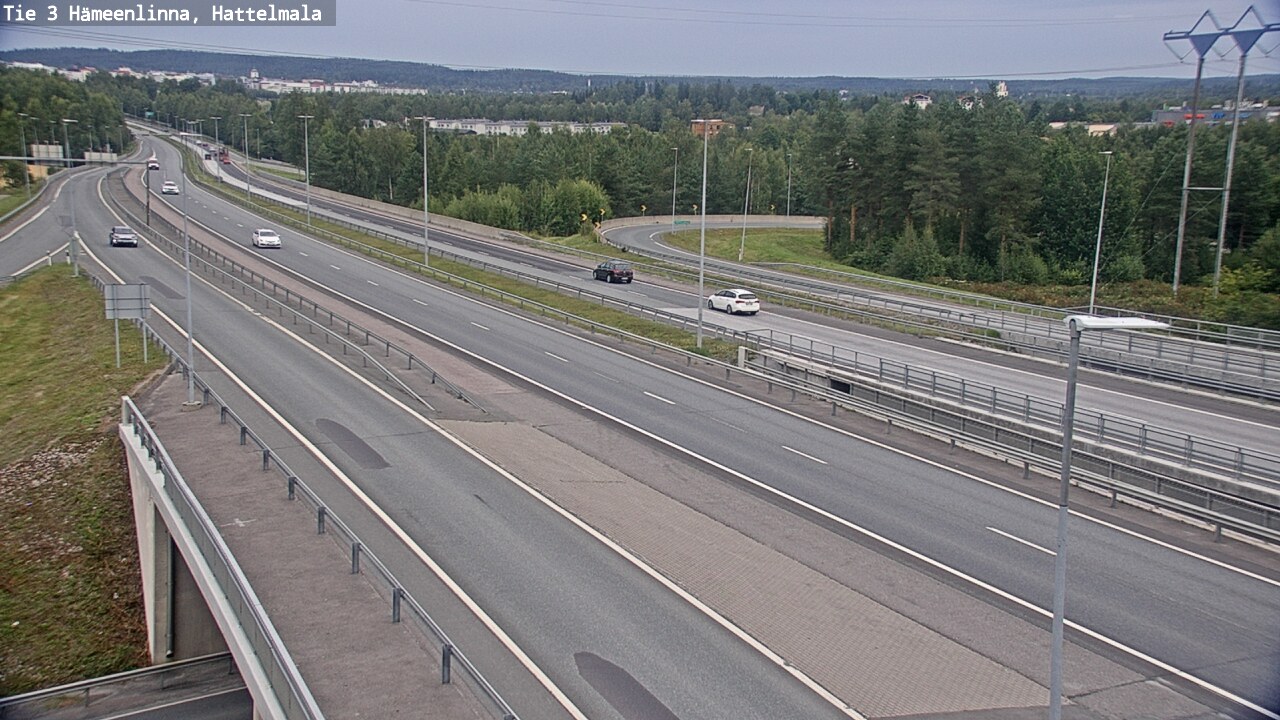 Weather Camera Image Road 3 Hämeenlinna, Hattelmala, Hämeenlinna, Kanta-Häme