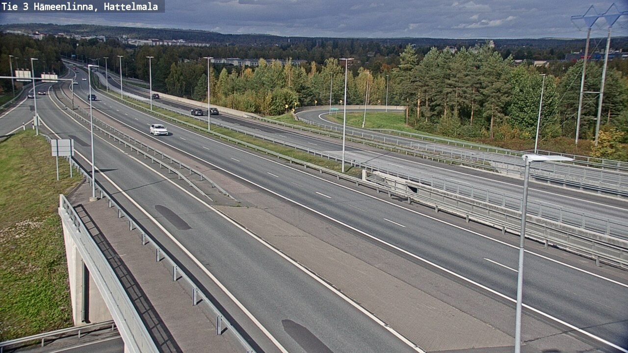 Weather Camera Image Väg 3 Tavastehus, Hattelmala, Hämeenlinna, Kanta-Häme