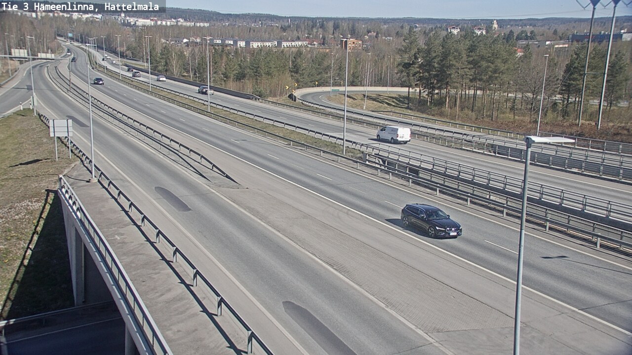 Weather Camera Image Road 3 Hämeenlinna, Hattelmala, Hämeenlinna, Kanta-Häme