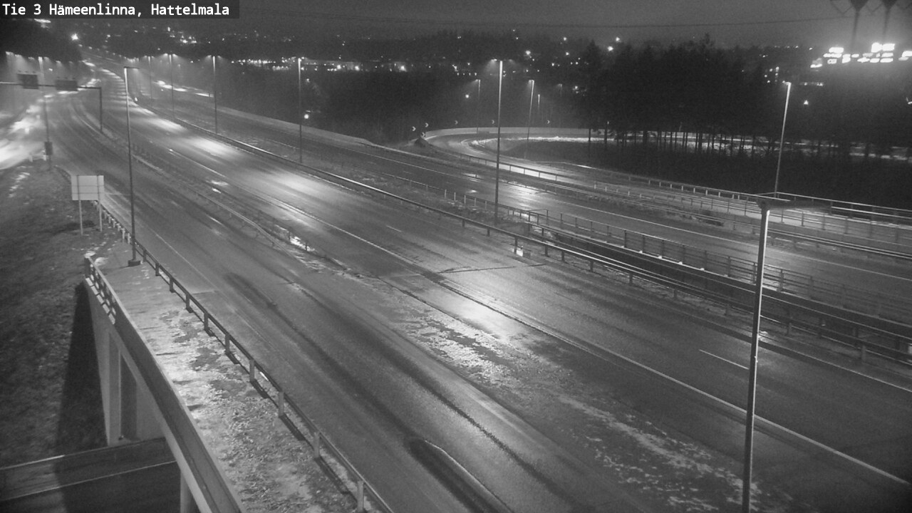 Weather Camera Image Road 3 Hämeenlinna, Hattelmala, Hämeenlinna, Kanta-Häme