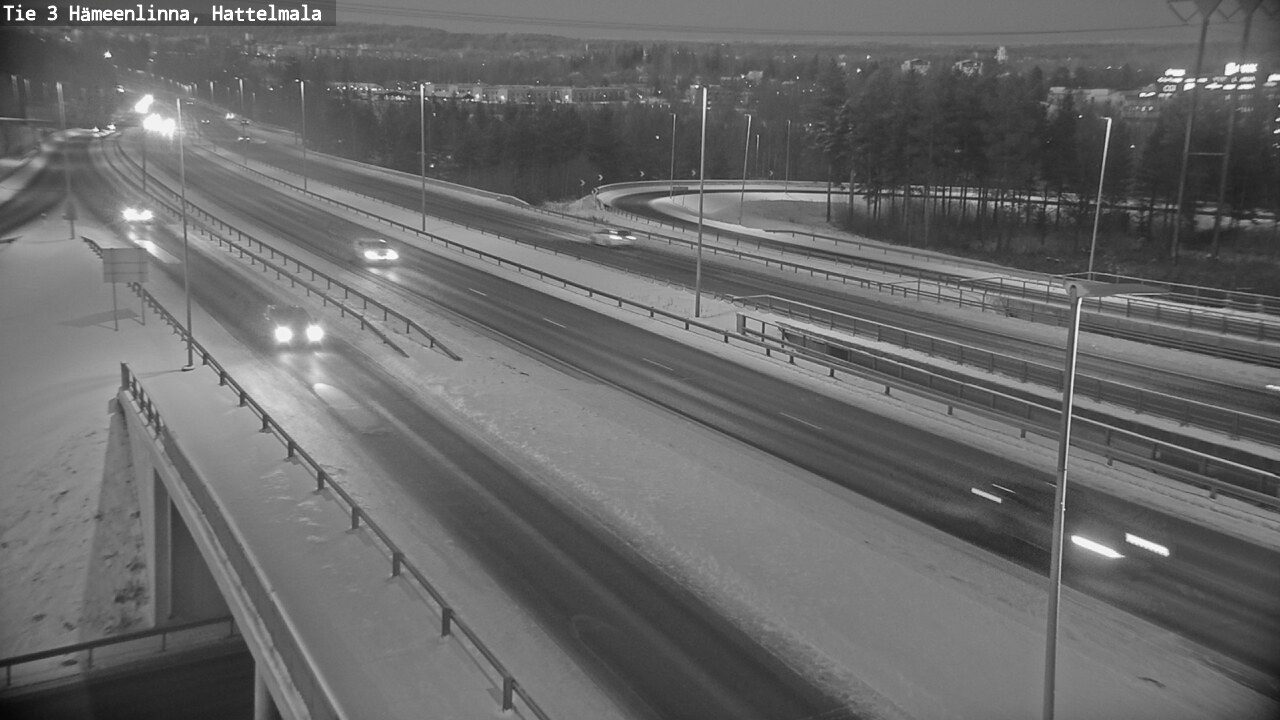 Weather Camera Image Road 3 Hämeenlinna, Hattelmala, Hämeenlinna, Kanta-Häme