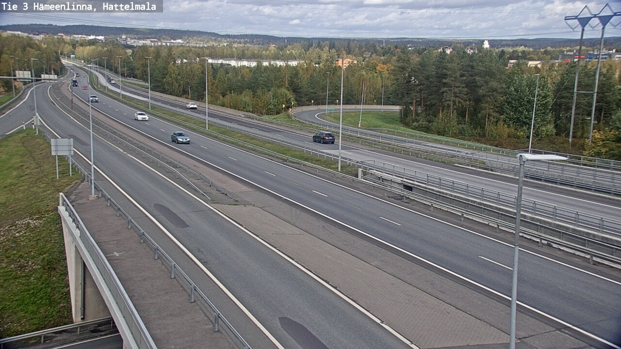 Weather Camera Image Väg 3 Tavastehus, Hattelmala, Hämeenlinna, Kanta-Häme