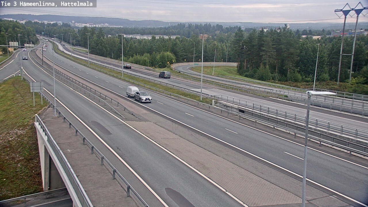 Weather Camera Image Road 3 Hämeenlinna, Hattelmala, Hämeenlinna, Kanta-Häme
