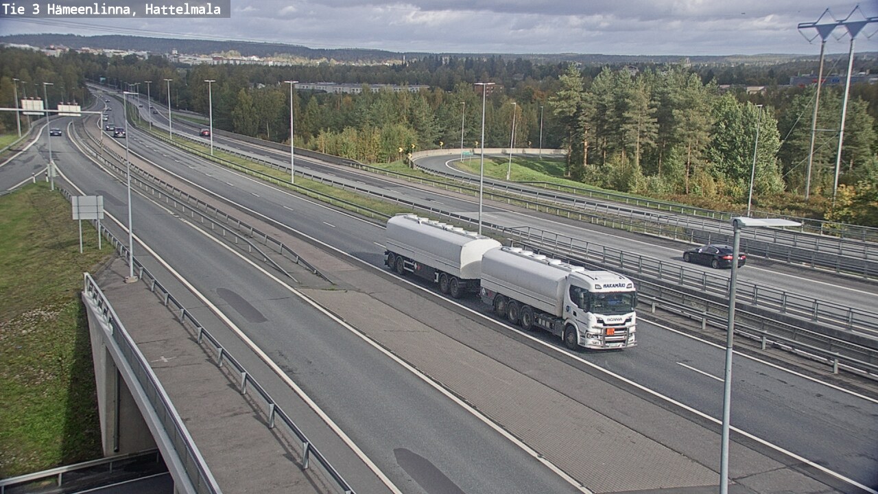 Weather Camera Image Väg 3 Tavastehus, Hattelmala, Hämeenlinna, Kanta-Häme