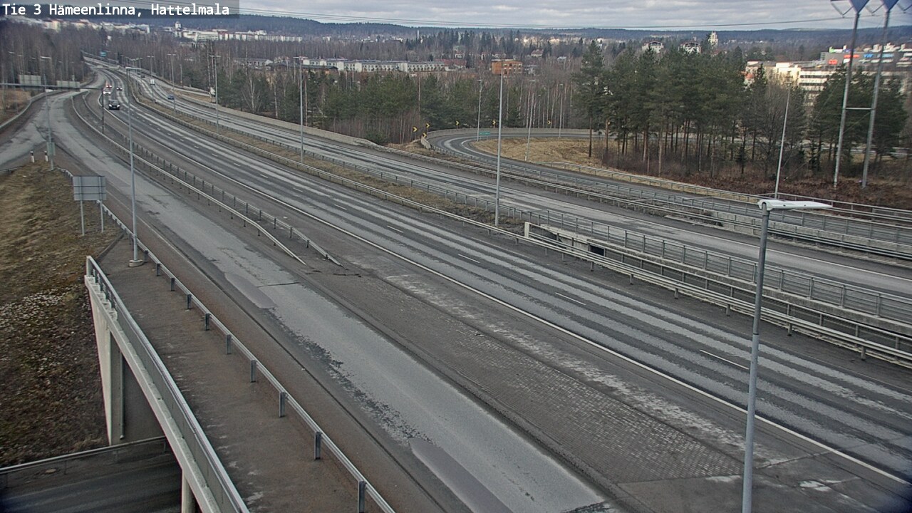 Weather Camera Image Väg 3 Tavastehus, Hattelmala, Hämeenlinna, Kanta-Häme